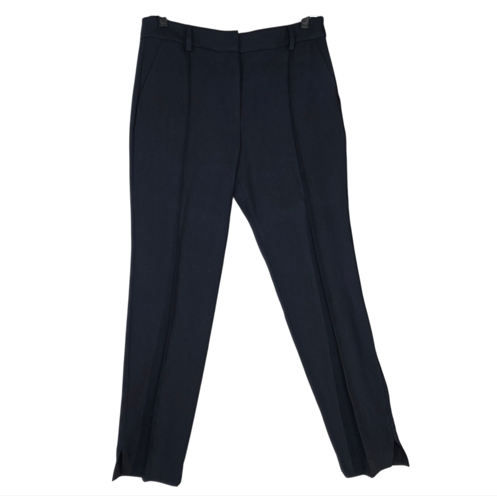 Veronica Beard Cigarette pleated front  pants